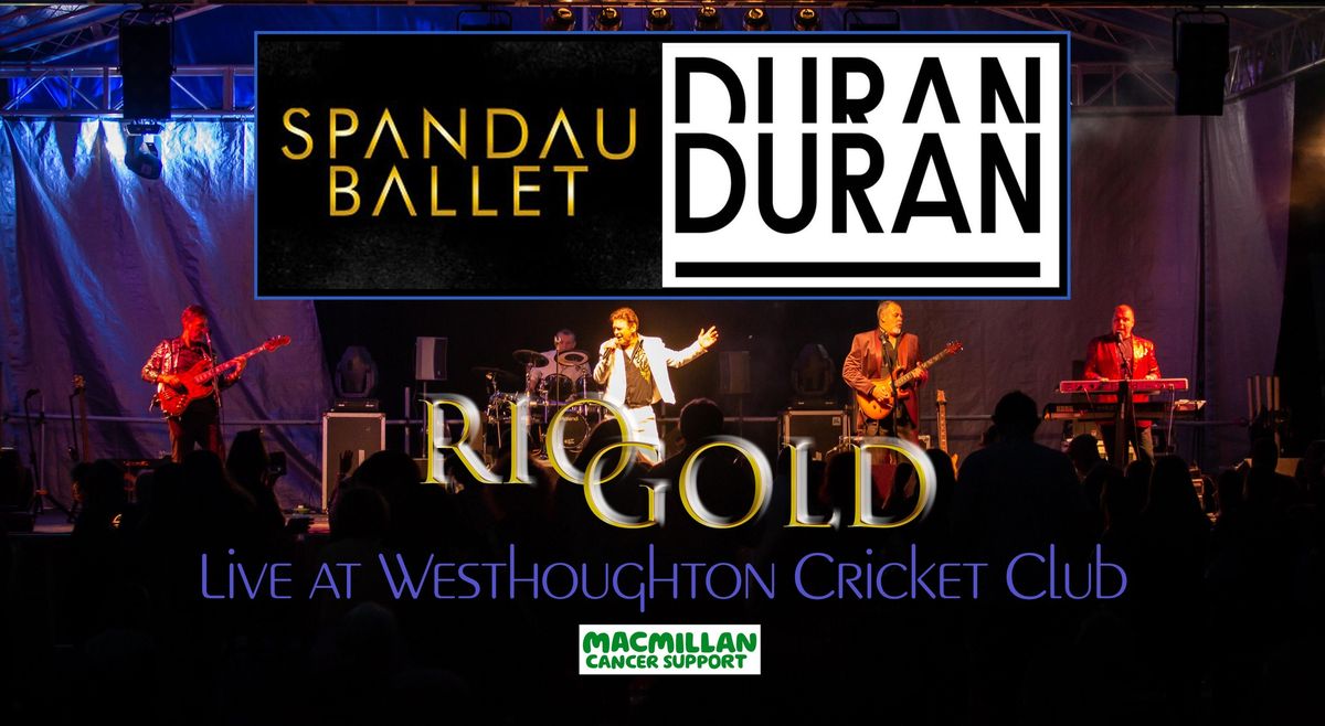 Westhoughton : RIO GOLD at Westhoughton Cricket Club TICKET ONLY Charity Event