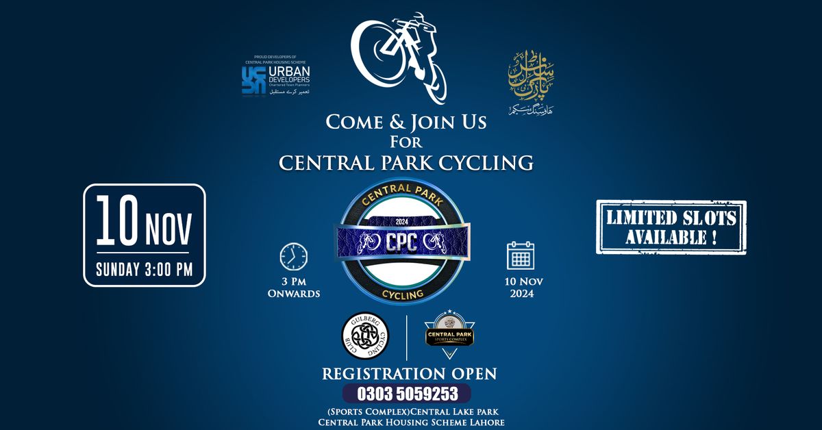 Central Park Cycling Event!\ud83d\udeb4\u200d\u2640\ufe0f