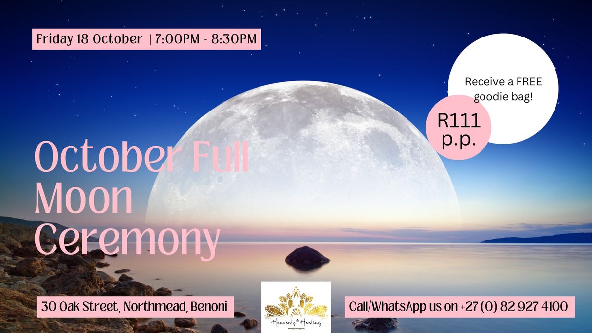 October Full Moon Ceremony