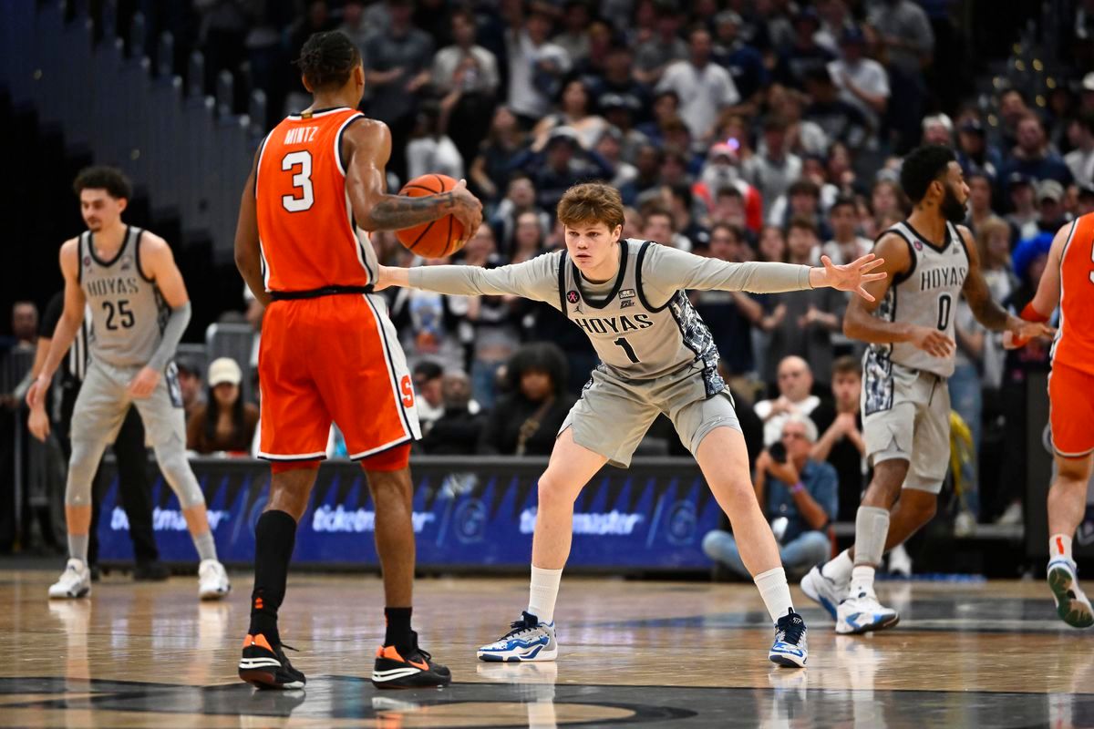 Georgetown University Hoyas at Syracuse Orange Mens Basketball