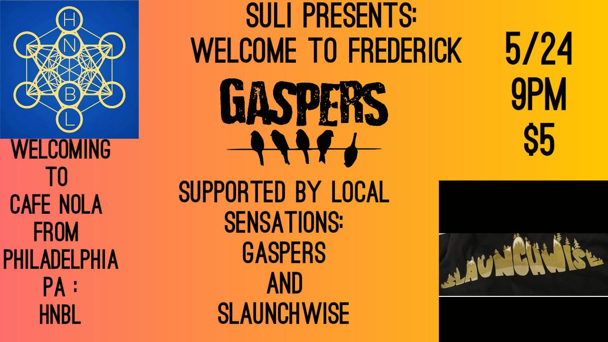 Suli and Cafe Nola Present: Welcome to Frederick 