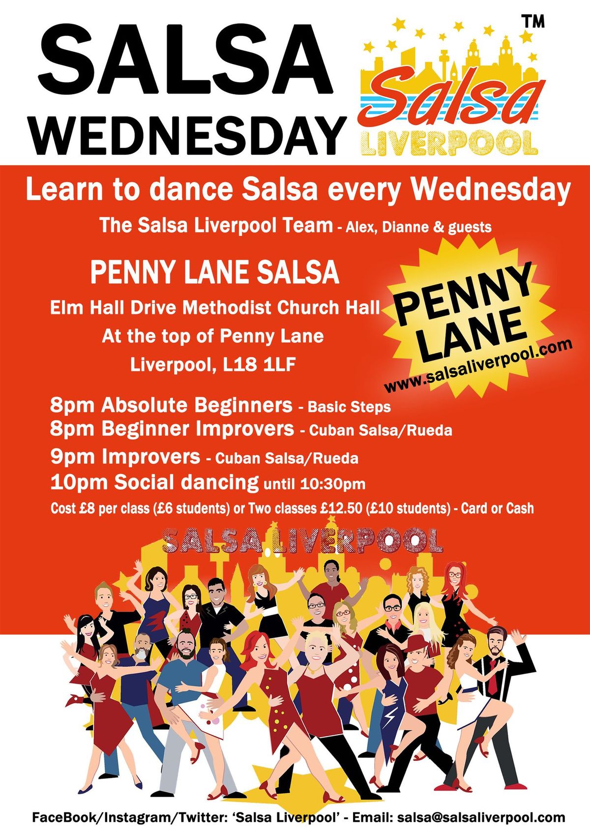 PENNY LANE SALSA - Every Wednesday