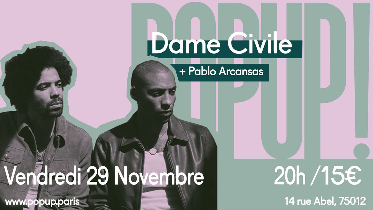 Dame Civile \/\/ 29.11.24 \/\/ POPUP!