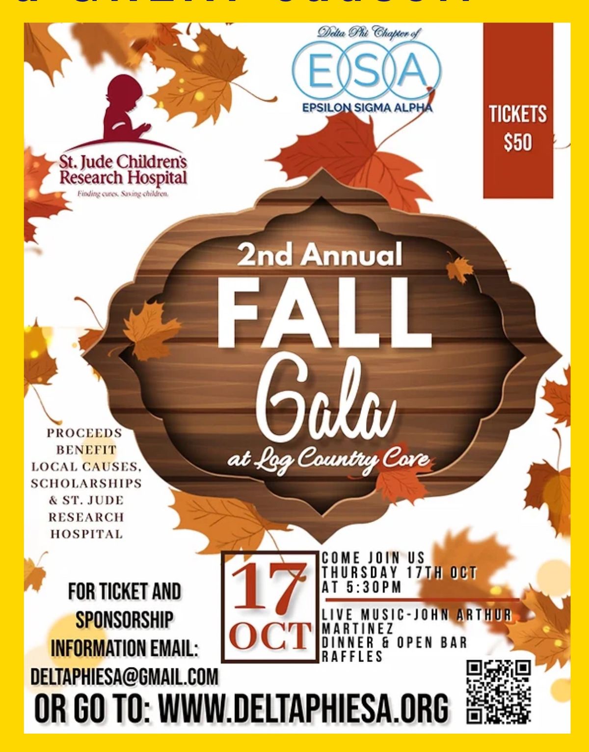 Annual Fall Fundraising Gala