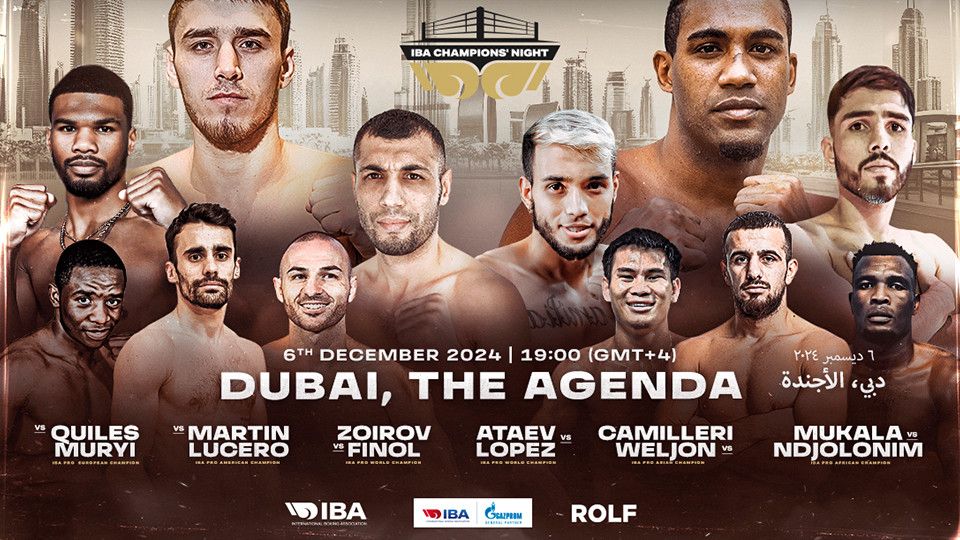 IBA Champions\u2019 Night at The Agenda, Dubai