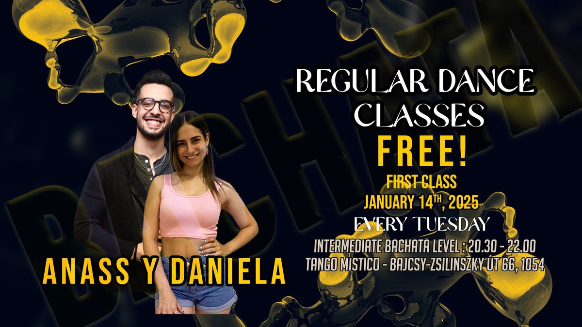 BACHATA dance classes - intermediate level Budapest