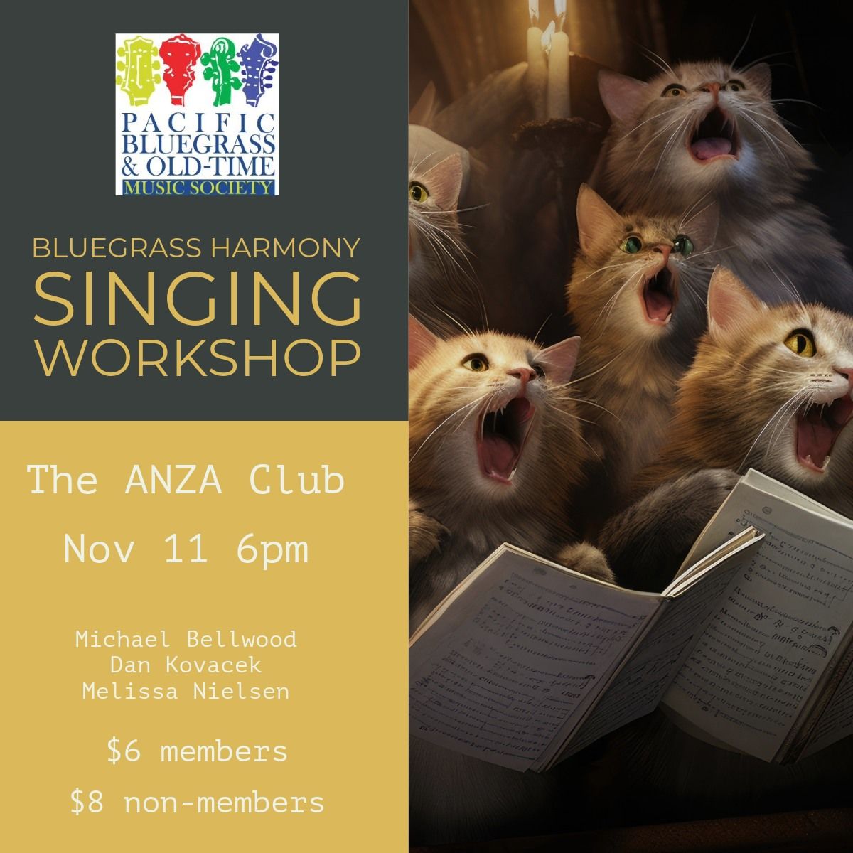 Bluegrass Harmony Singing Workshop