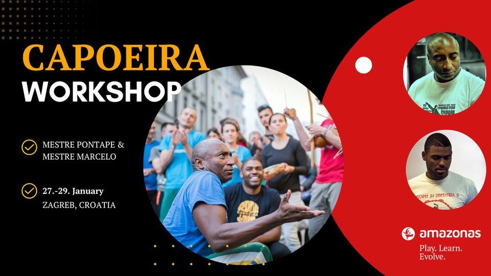 Capoeira workshop with Mestre Pontape & Mestre Marcelo