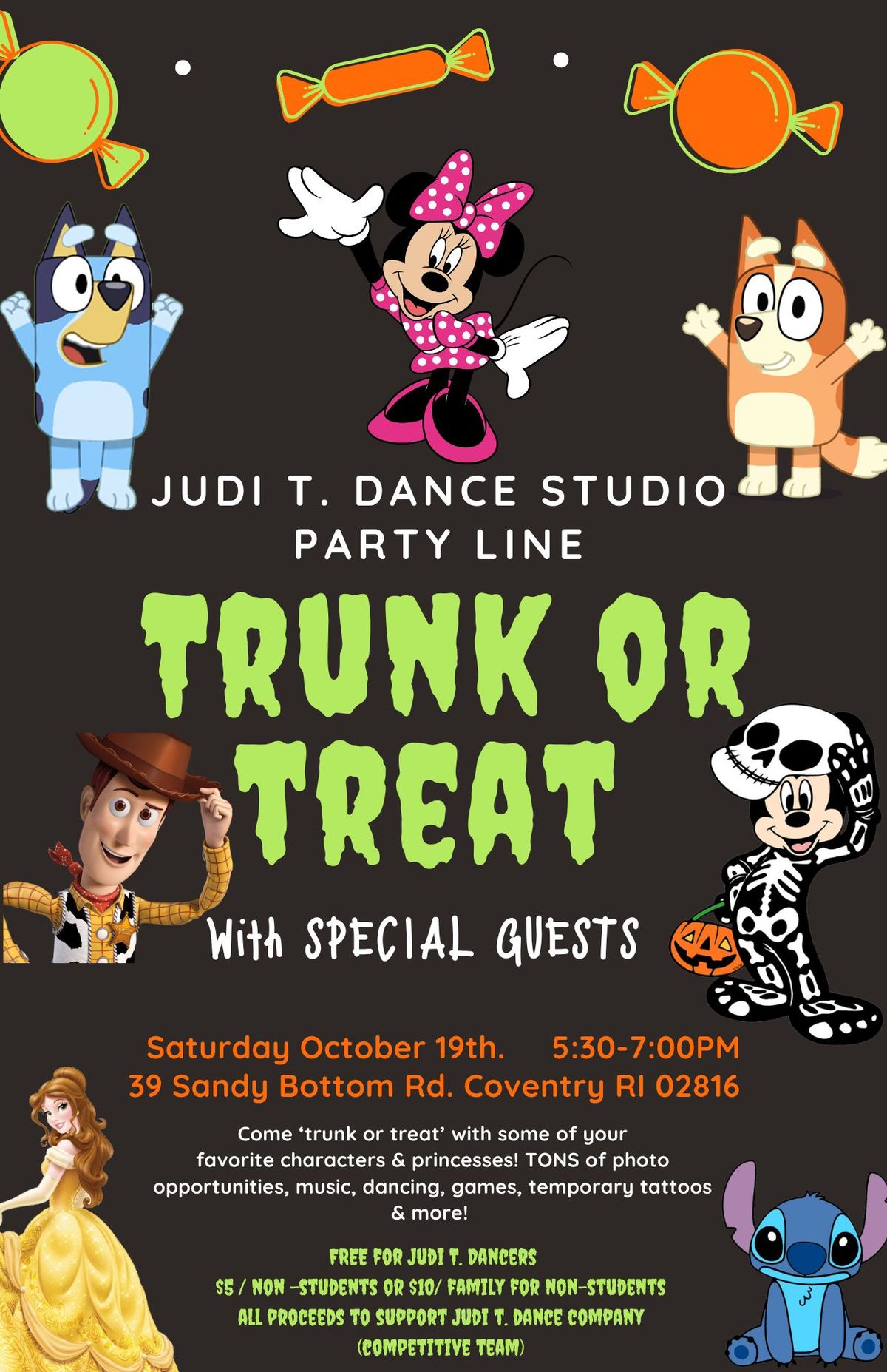 Trunk or Treat with Special Guests 