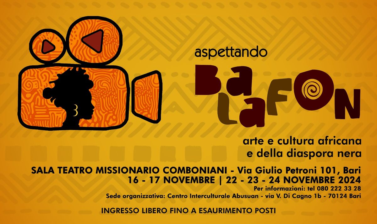 Aspettando Balafon Film Festival