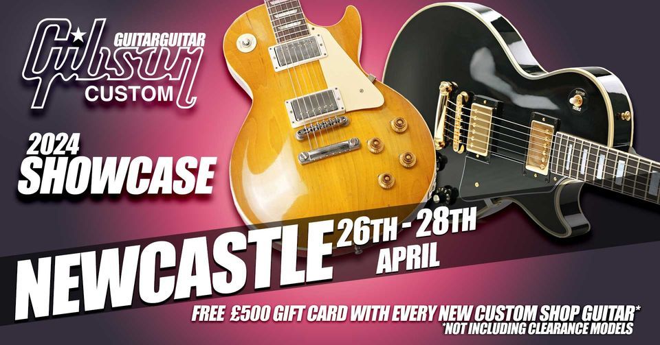 Gibson Custom Shop Showcase at guitarguitar Newcastle