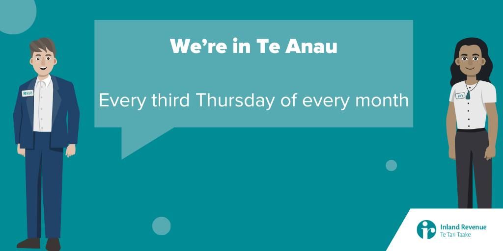 Inland Revenue Te Anau Visits 2024