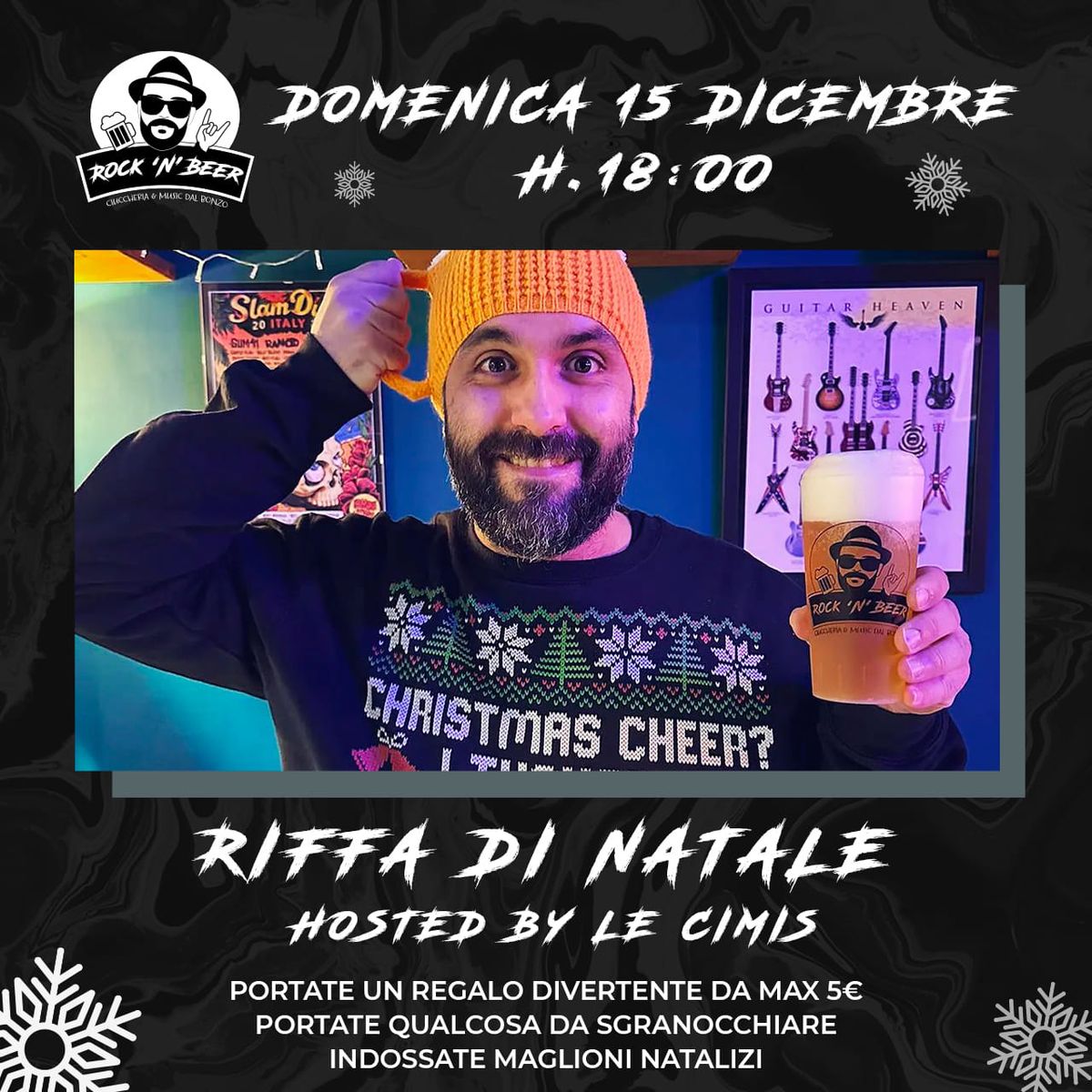 Riffa di Natale - Hosted by Le Cimis @ Rock'n'Beer