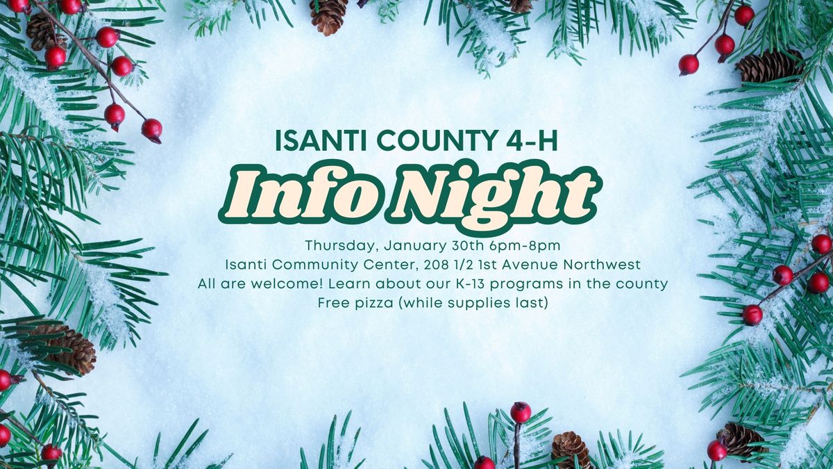 Info Night (Open House)