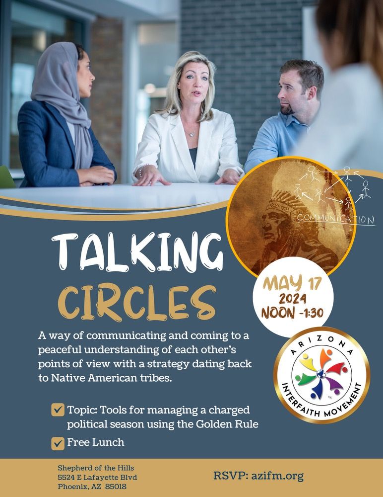 "Talking Circles" Faith Forum \/ Workshop Luncheon