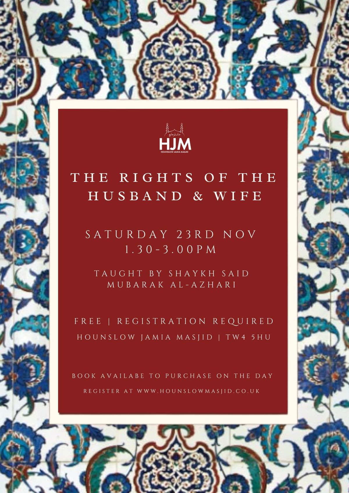 The rights of the Husband & Wife