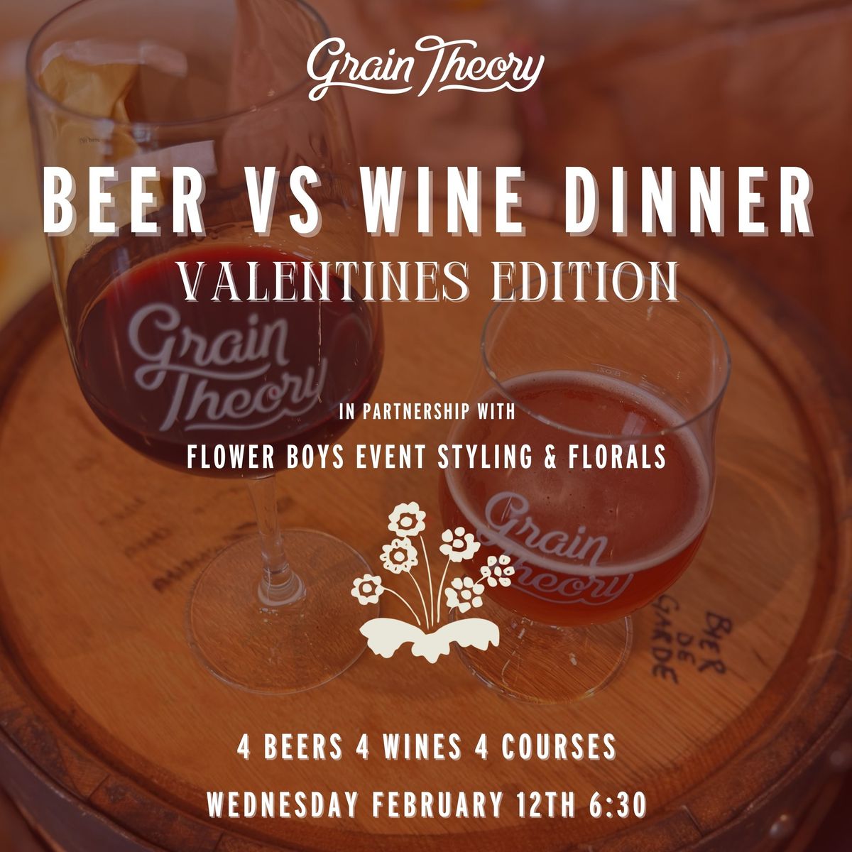 Beer vs Wine Valentines Dinner 