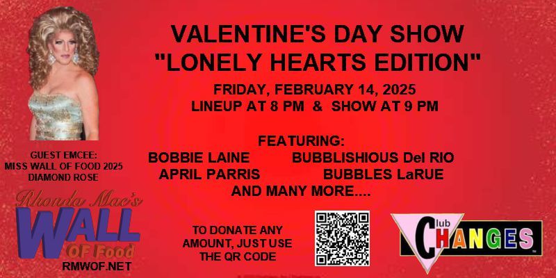 Valentine's Day Show "Lonely Hearts Edition"