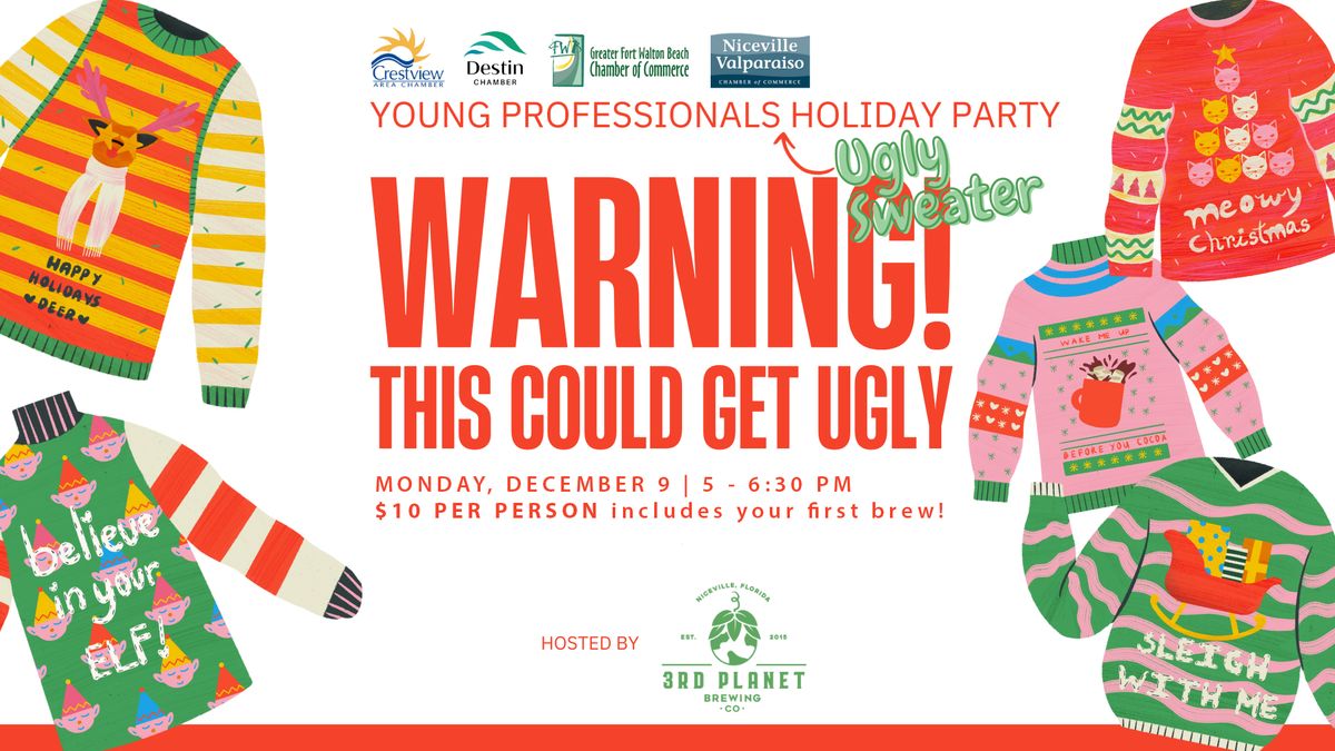 Multi-Chamber Young Professionals Ugly Sweater Holiday Party Sponsored by 3rd Planet Brewing