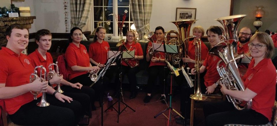 Christmas Carols at Three Merry Lads with Loxley Silver Band