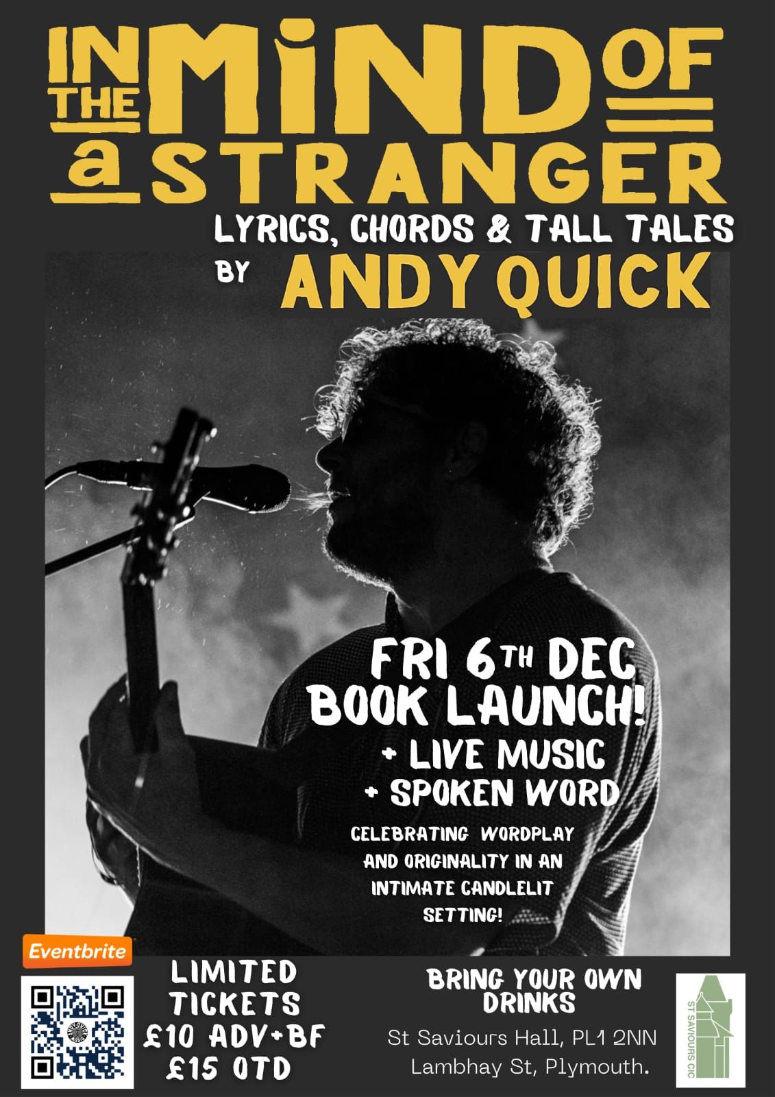 Andy Quick - Book Launch!  Live Music & Spoken Word