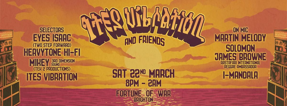 FREE ENTRY ROOTS REGGAE SOUNDSYSTEM SESSION, BRIGHTON BEACHFRONT VENUE