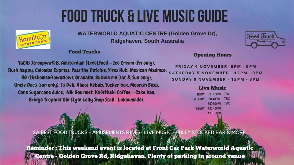 Food Truck Carnivale - Waterworld Aquatic Centre