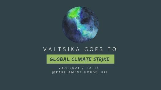 VALTSIKA GOES TO GLOBAL CLIMATE STRIKE