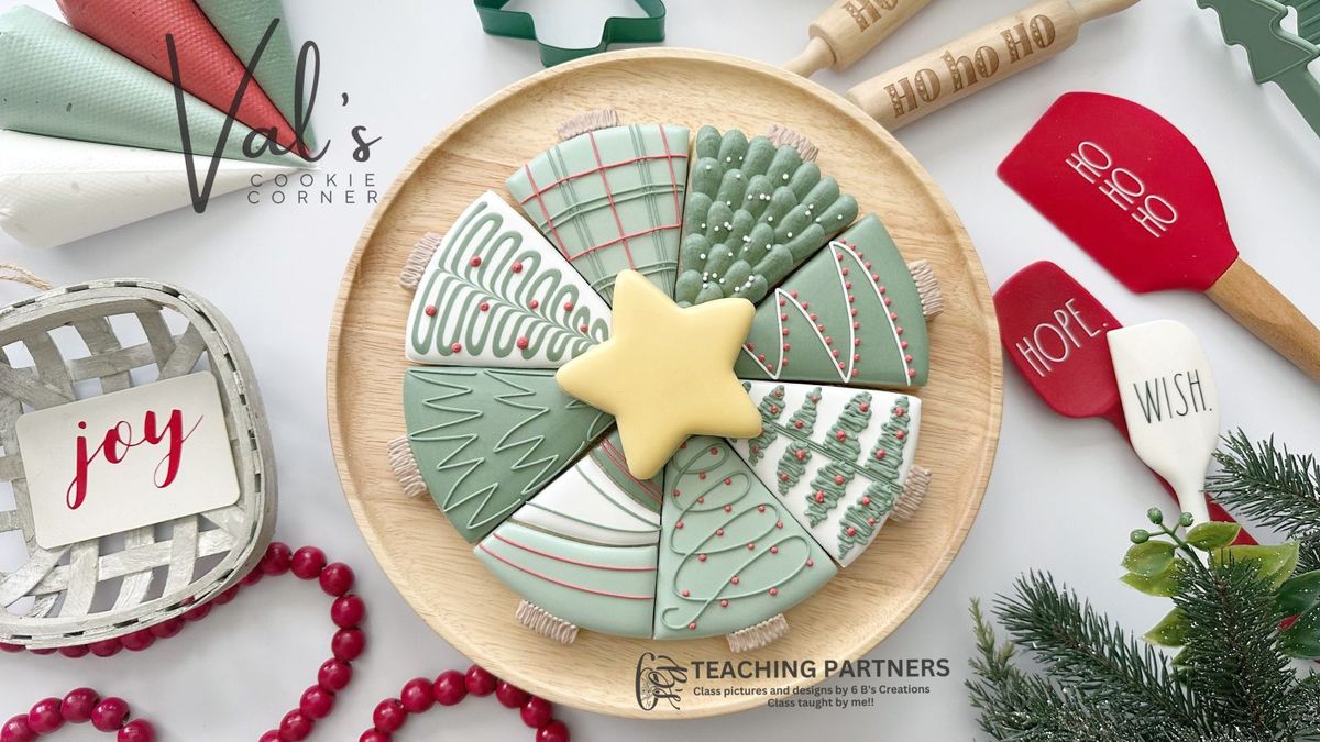 Christmas Tree Platter - Cookie Decorating Class