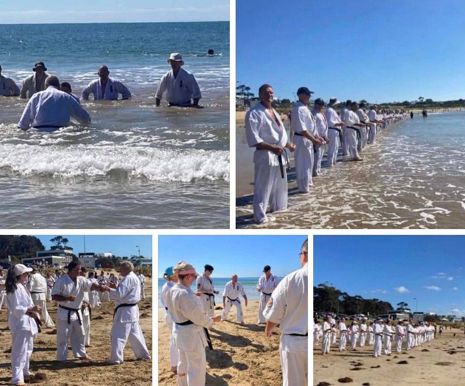 G&DGP Kyokushin Torquay Beach Training Session