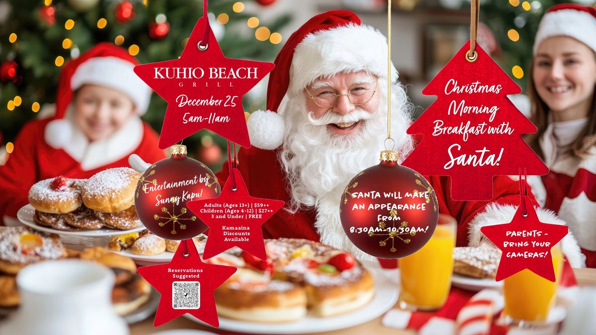 Christmas Breakfast with Santa! - Kuhio Beach Grill