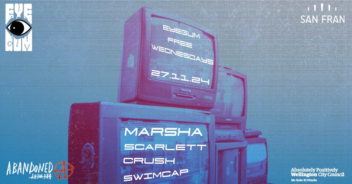 Eyegum (free) Wednesdays: Marsha & Scarlett Crush + Swim Cap