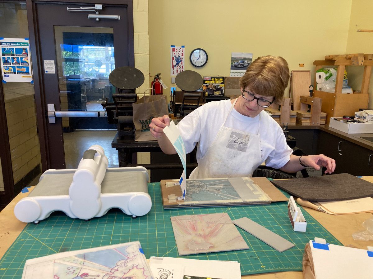 Craft Press Printmaking with Recycled Materials w\/Liz Schneiders