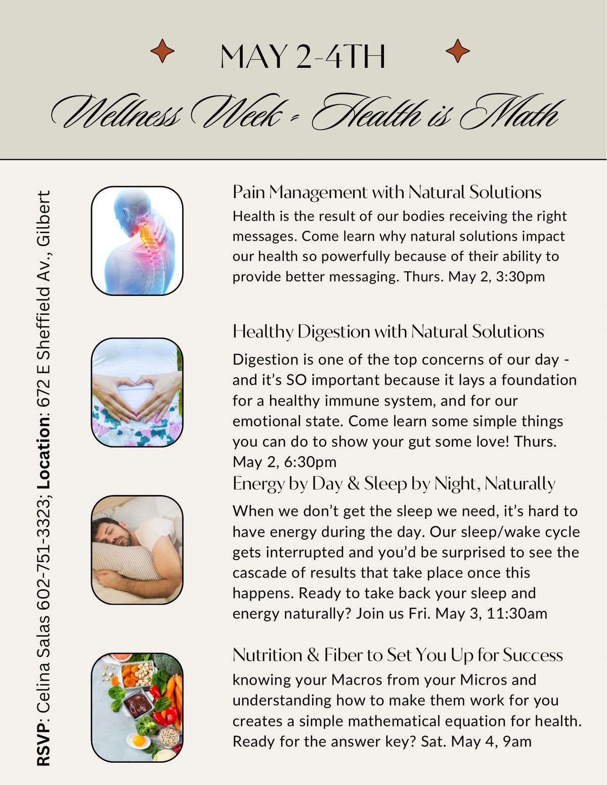 Wellness Week -Pain Management with Natural Solutions - Health is Math