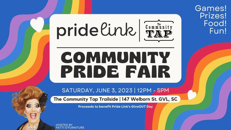 Community Pride Fair at TCT Trailside, benefiting Pride Link