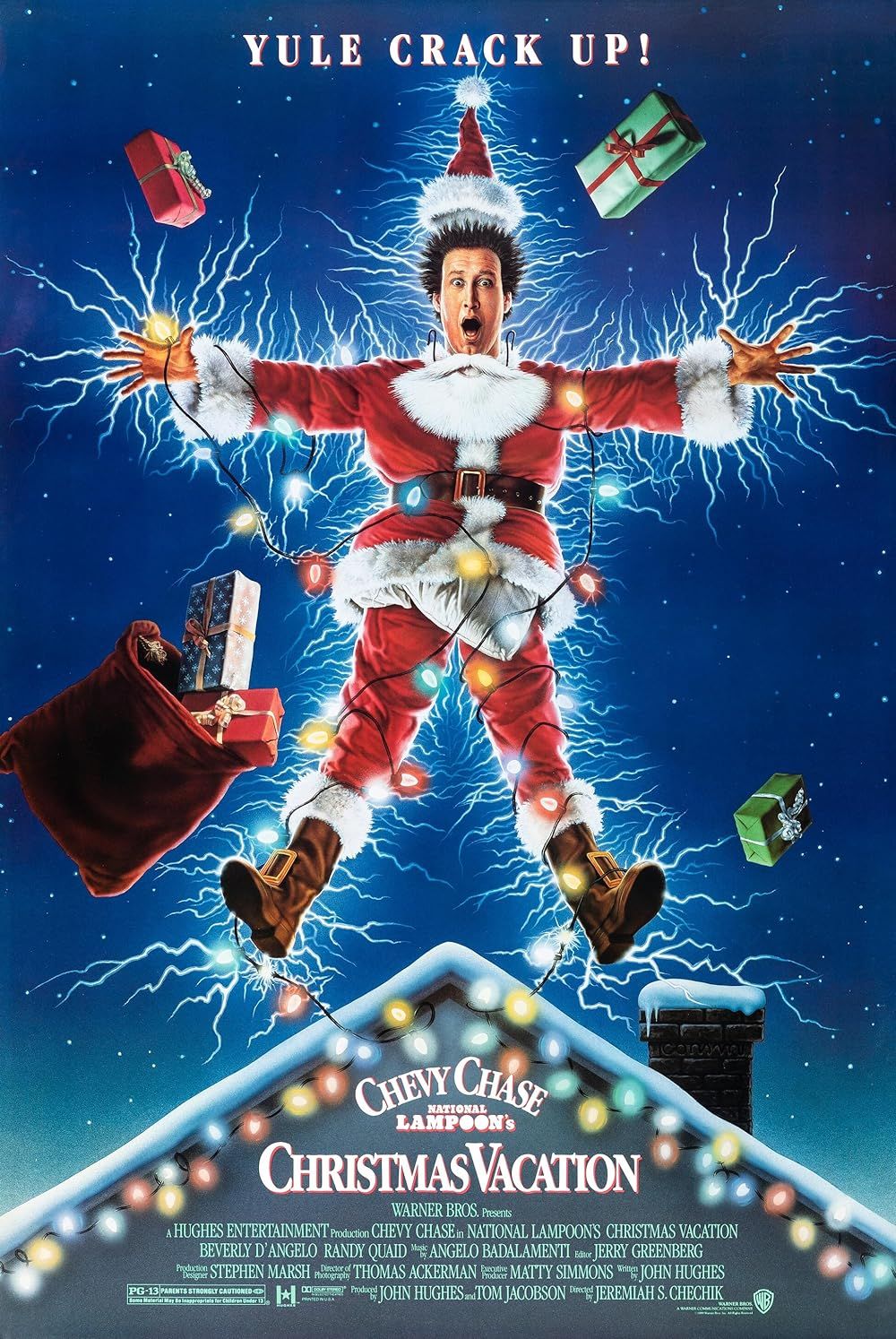 Chevy Chase with National Lampoon's Christmas Vacation