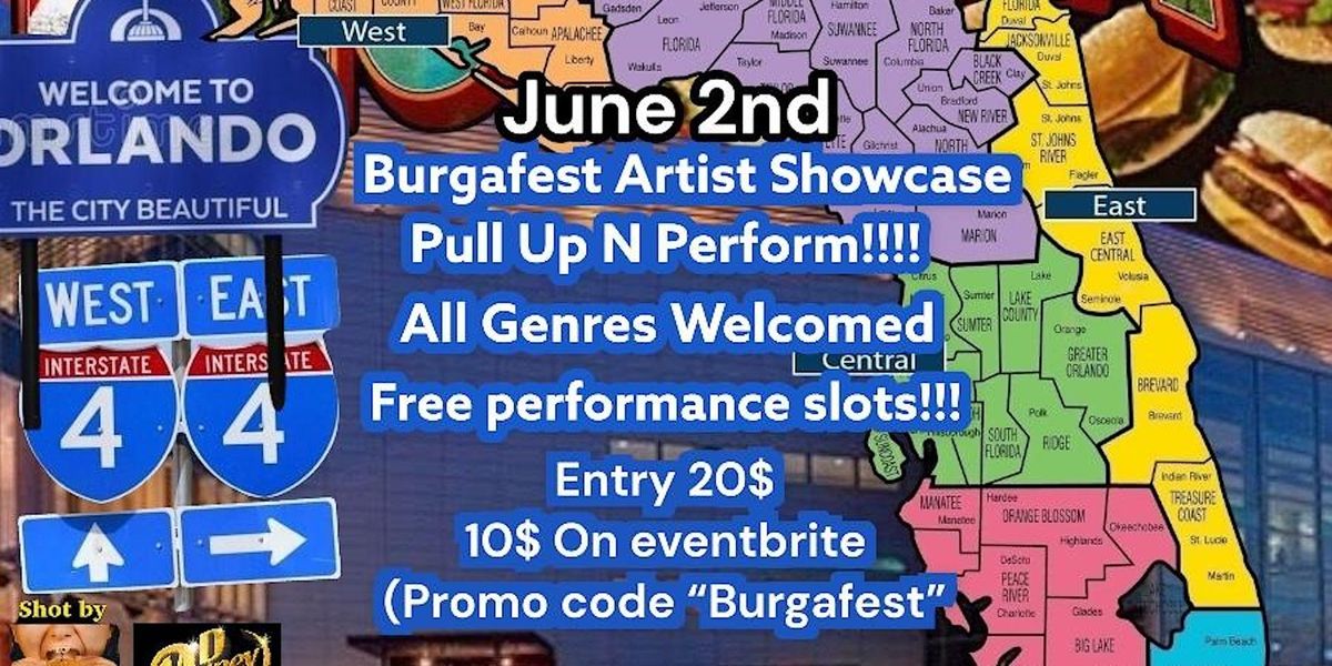burgafest Artist showcase June 2nd (All Genres Welcomed)