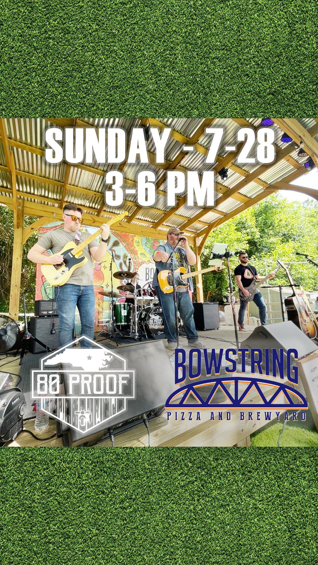80 Proof Live at Bowstring Pizza & Brewyard