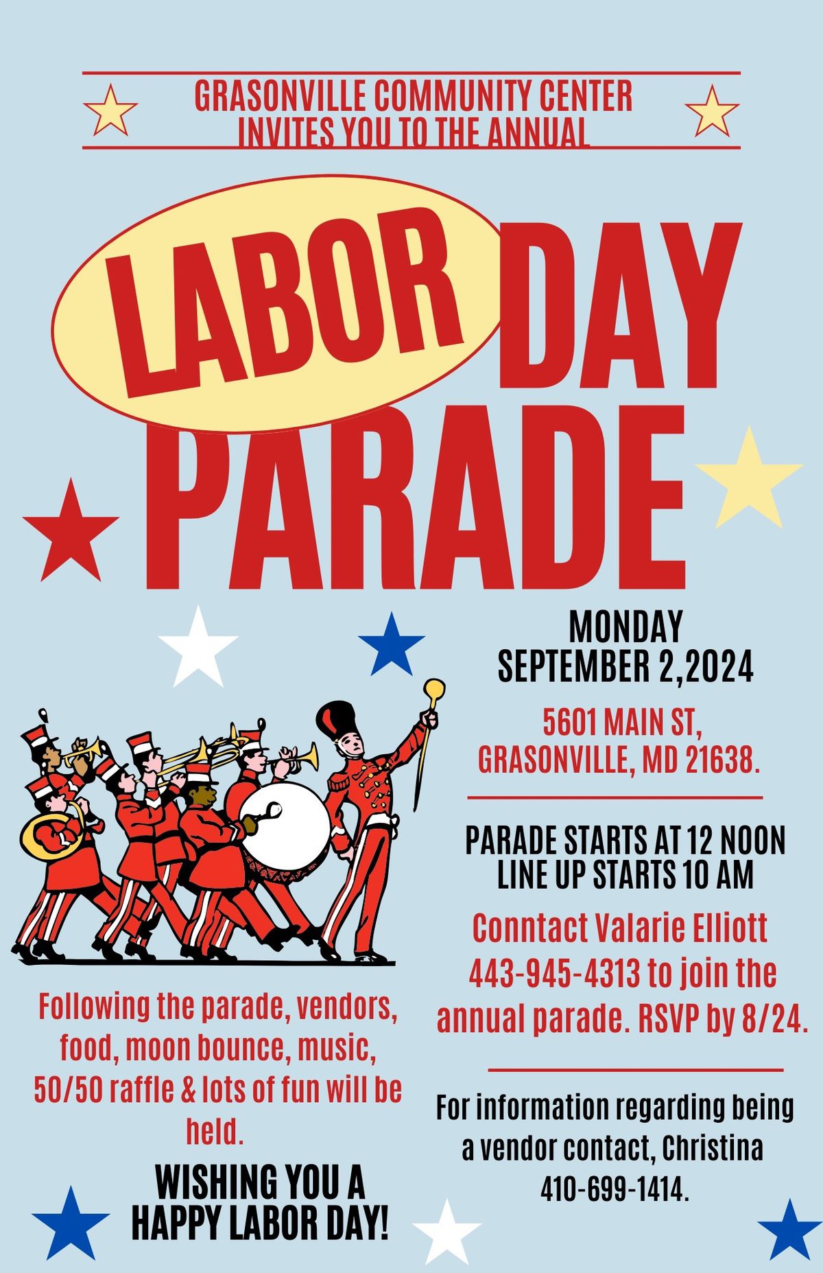 Grasonville Community Center Labor Day Parade 