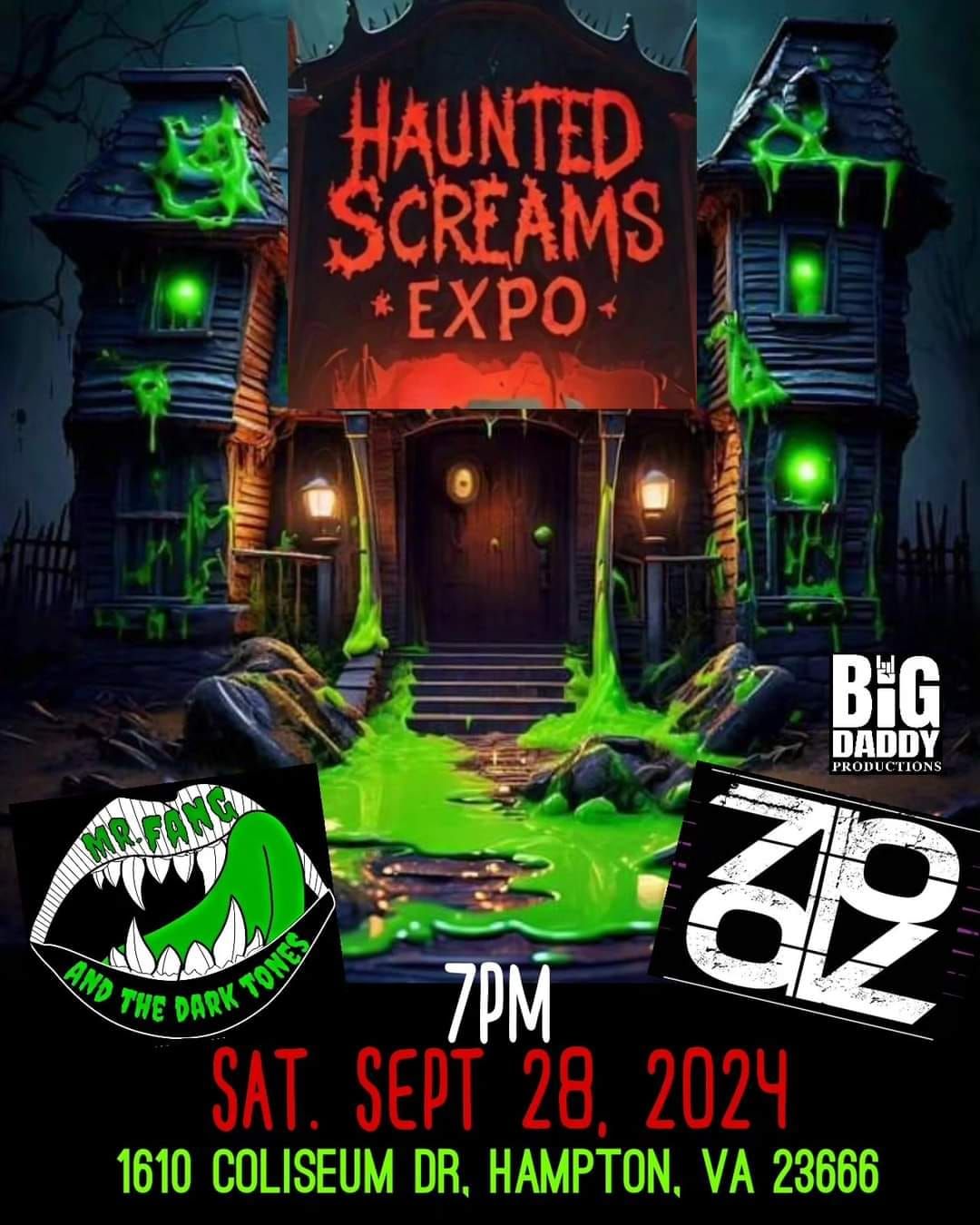 Haunted Screams Expo - Mr.Fang and the Spooky Tones and Seven Ten Oil 