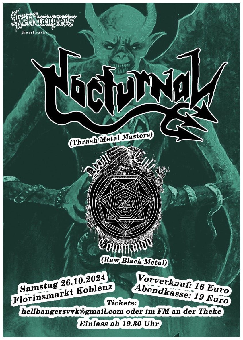 Hellbangers Konzert: NOCTURNAL!!! 