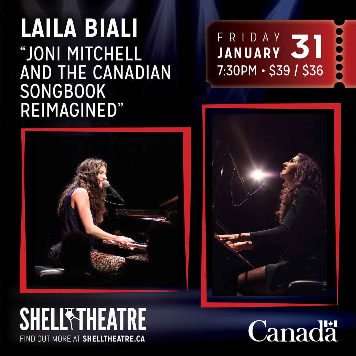 Laila Biali "Joni Mitchell and the Canadian Songbook Reimagined"