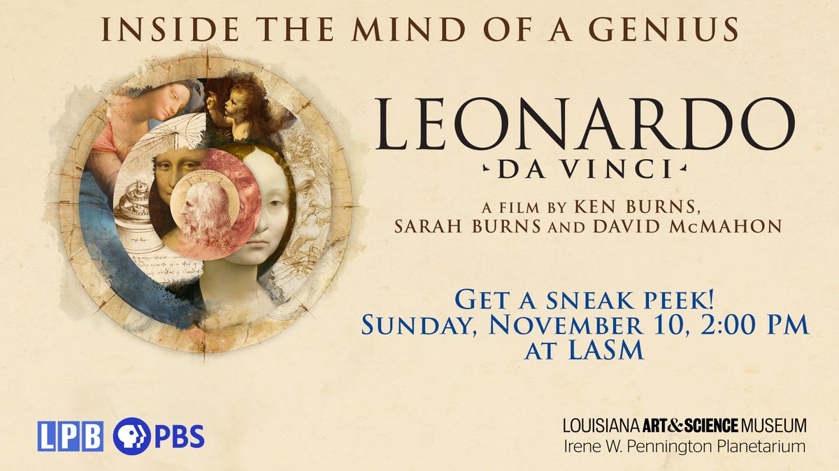 LASM & LPB's Screening of 'Leonardo Da Vinci' Documentary & Discussion