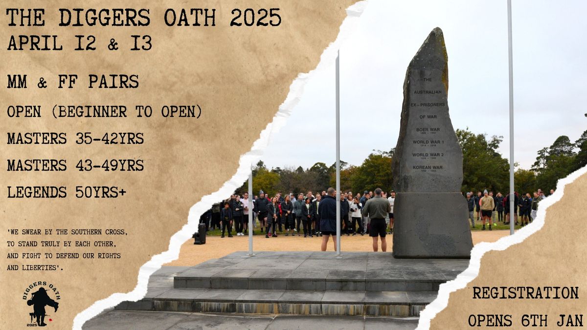 The Diggers Oath 2025