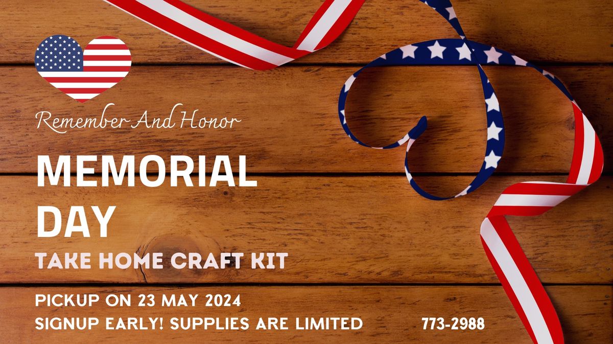 Memorial Day Craft Kits