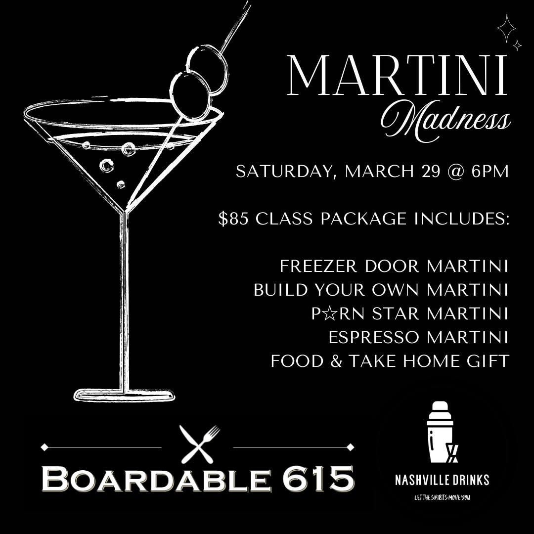 Cocktail Class: Martini Madness