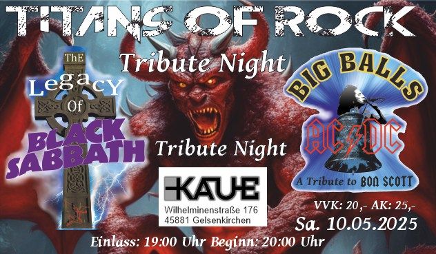 Tribute Night Titans of Rock, AC\/DC meets Black Sabbath