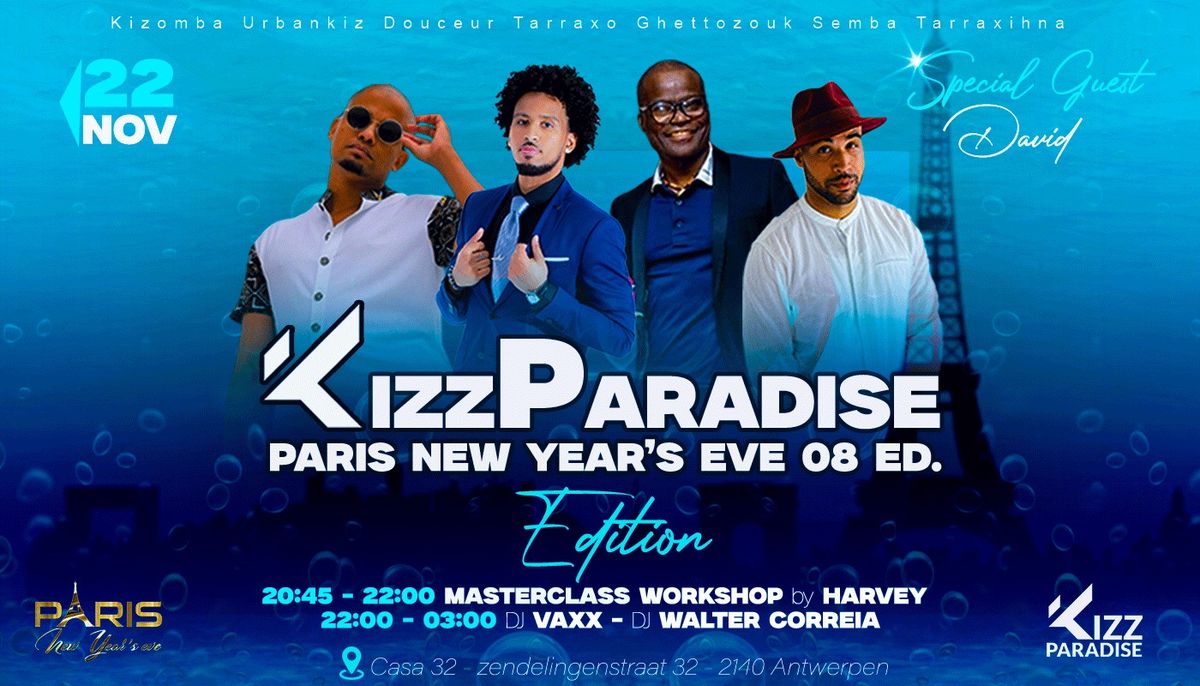 KIZZ PARADISE - PARIS NEW YEAR'S EVE 8 edition 