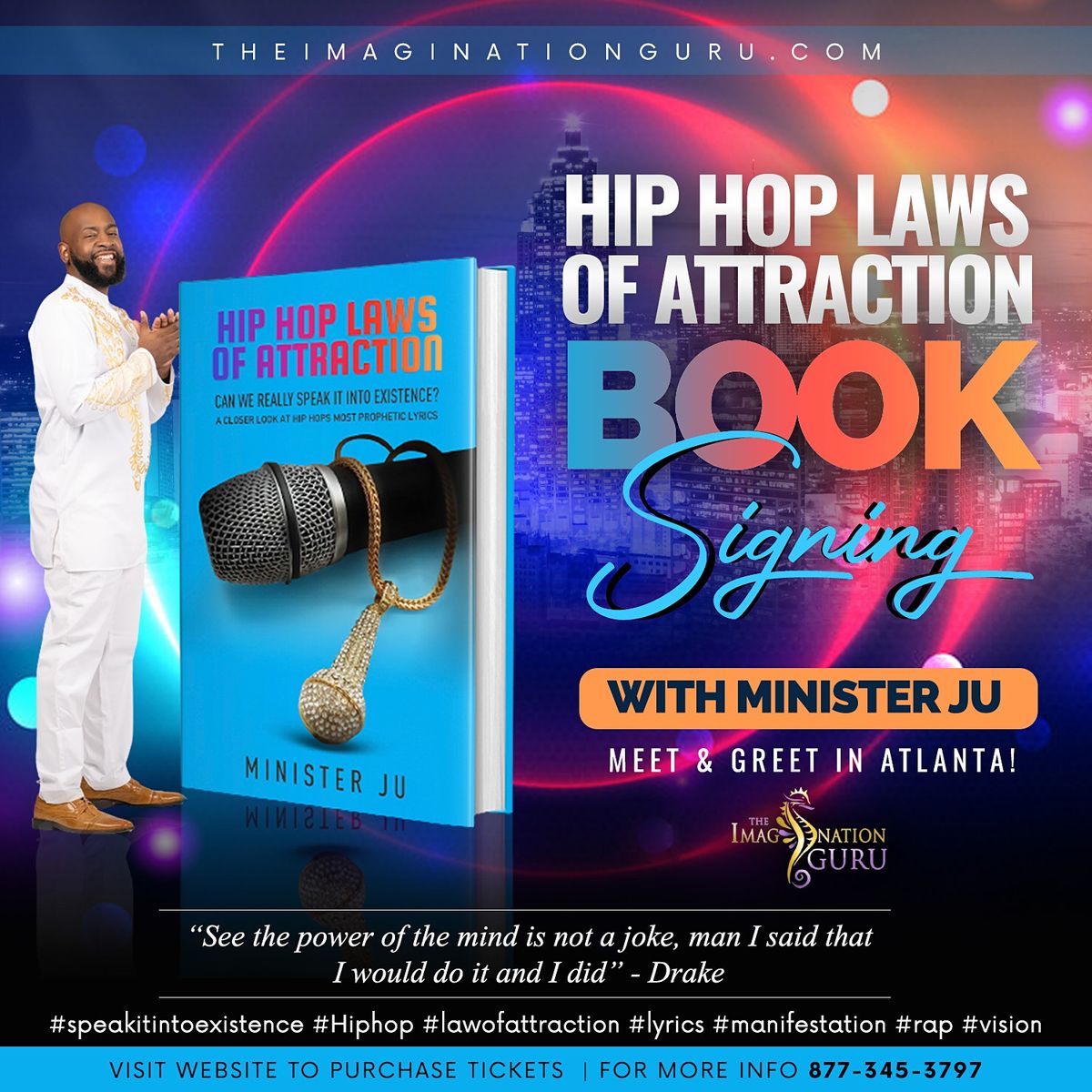 Hip Hop Laws Of Attraction- Book Signing & Release With Minister Ju