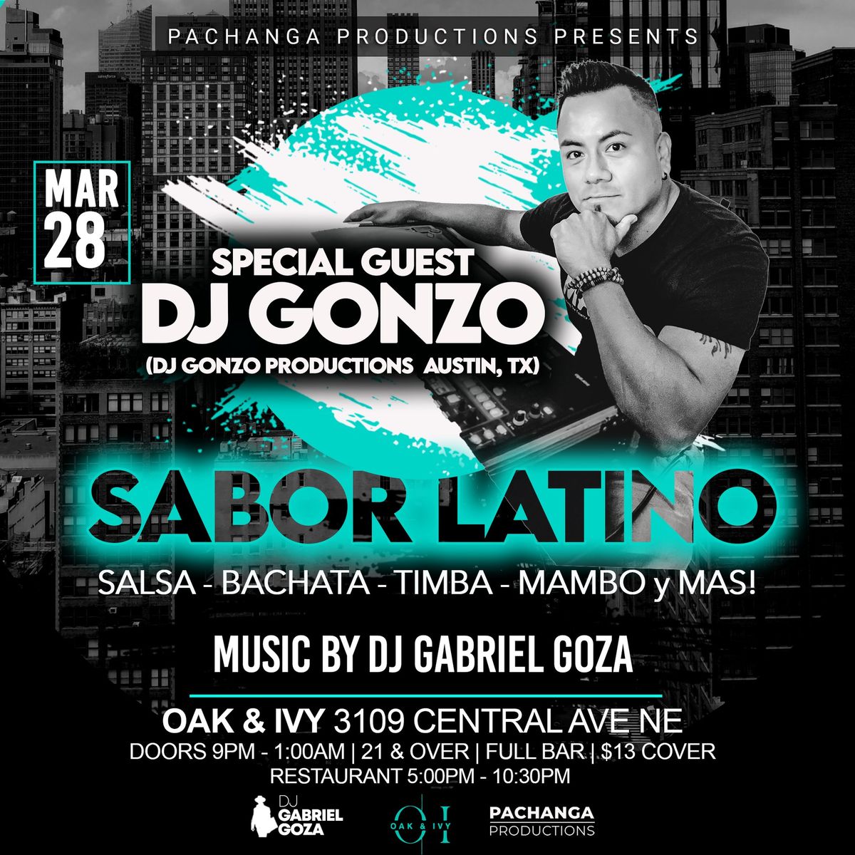 SABOR LATINO Feat DJ GONZO (Austin, TX)